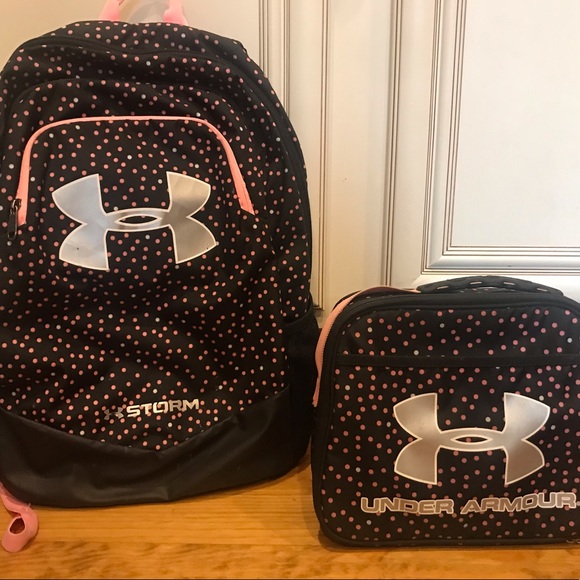 under armour bookbag and lunch box